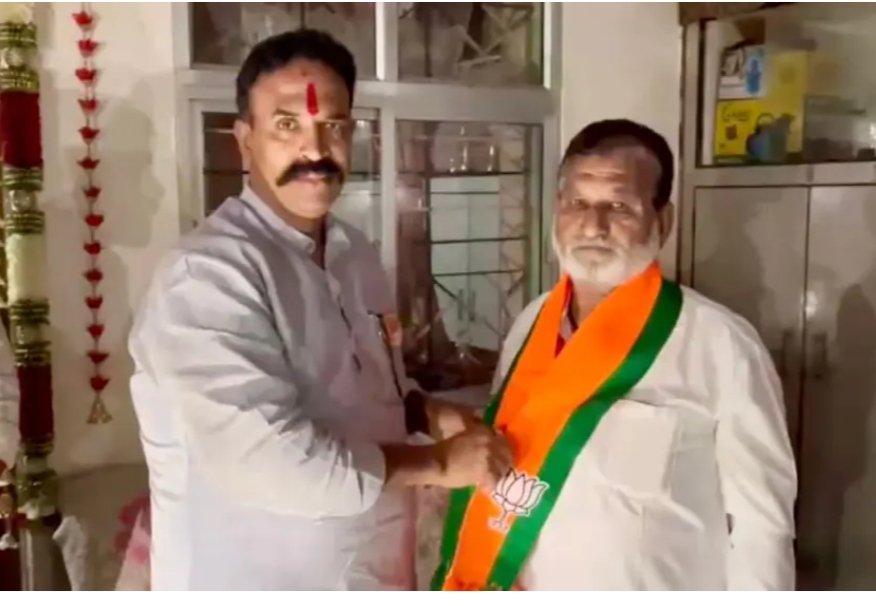 माजी नगरसेवक सुनील मठपती भाजपा मध्ये दाखल : माजी खासदार रणजीतसिंह नाईक निंबाळकर यांनी केले स्वागत