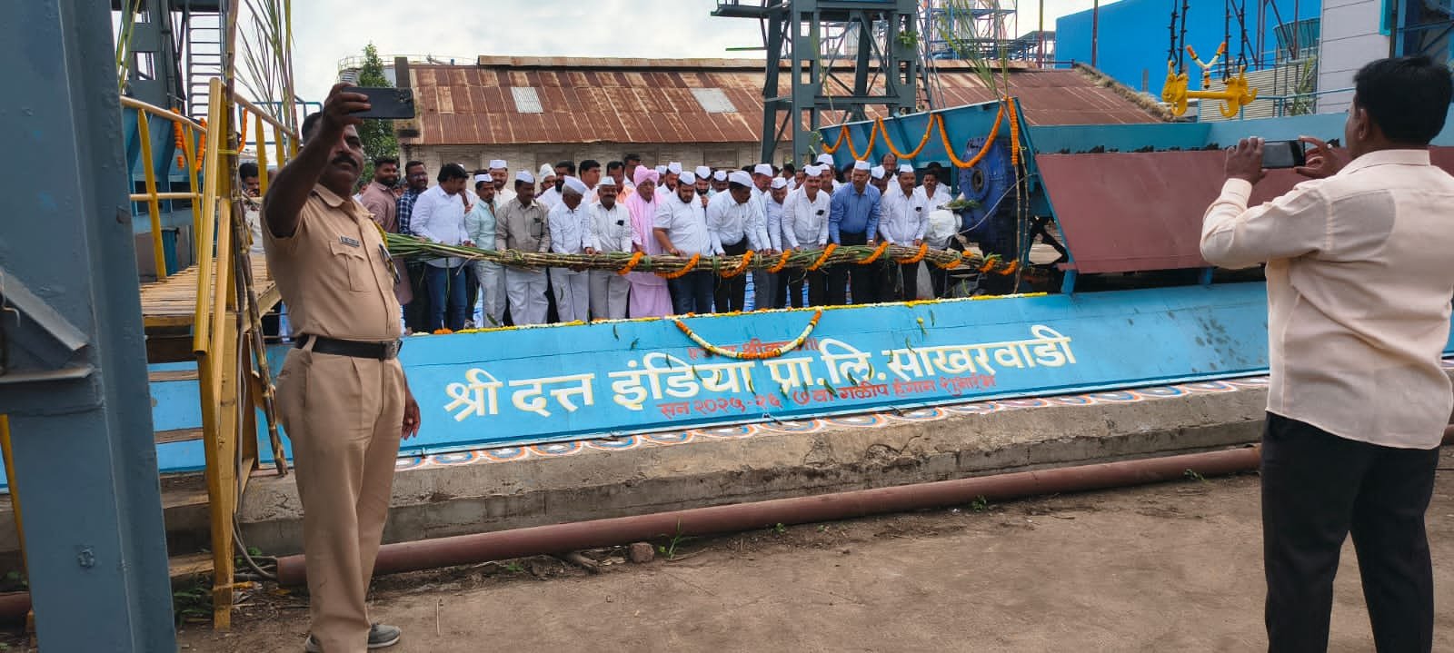 श्री दत्त इंडिया साखरवाडी कारखाना यावर्षी १२ लाख मे. टन ऊस गाळप करणार : प्रशासनाधिकारी अजितराव जगताप